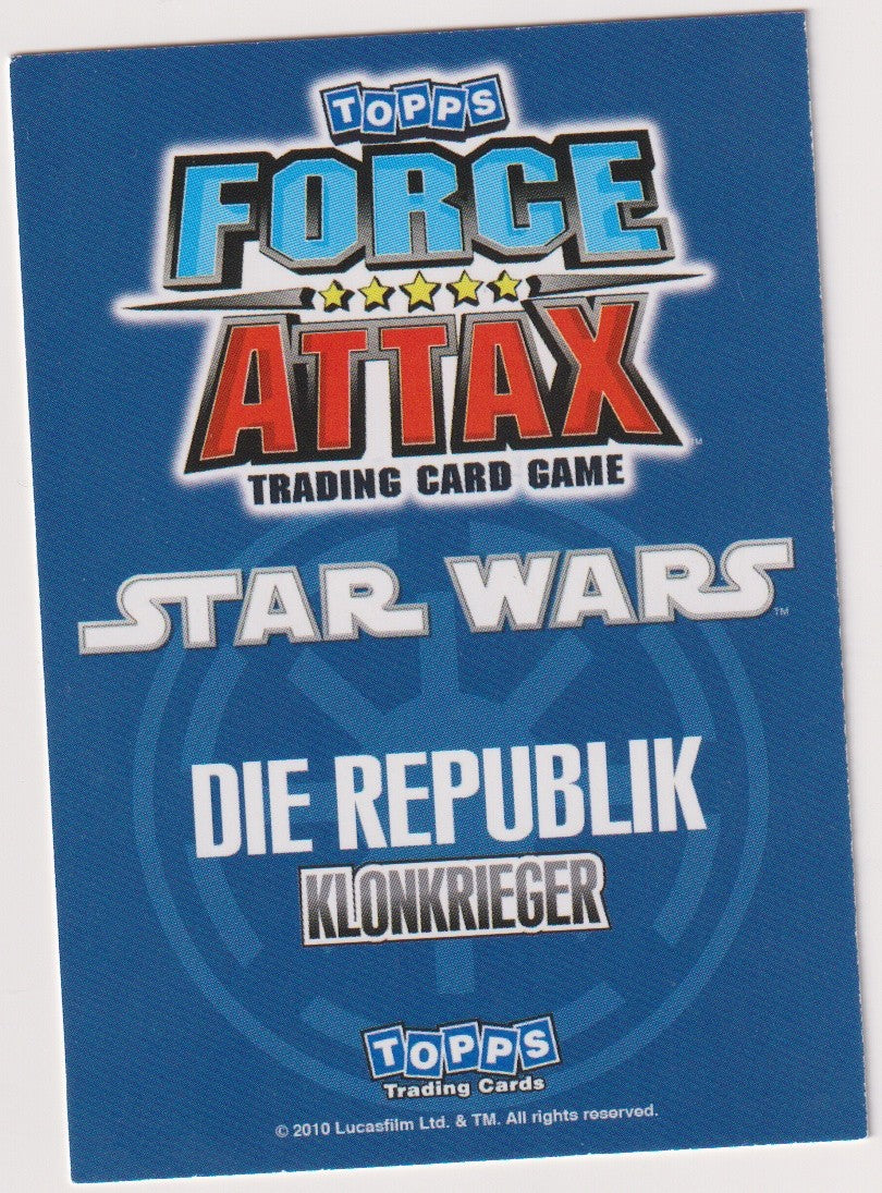 Topps Star Wars 2010 Klonkrieger Phase 1 Republik TCG Rare #32 – Bild 2