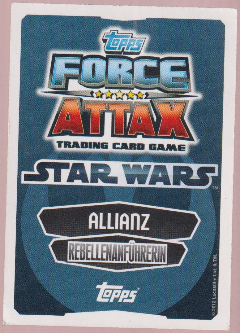 Topps Star Wars 2012 Princess Leia Rebellenanführerin TCG Rare – Bild 2