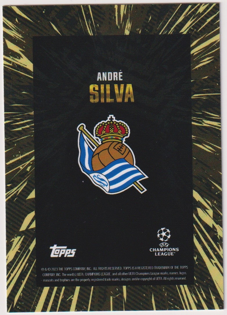 Topps X WHIP 2022-23 André Silva Real Sociedad UEFA Champions League Parallel – Bild 2