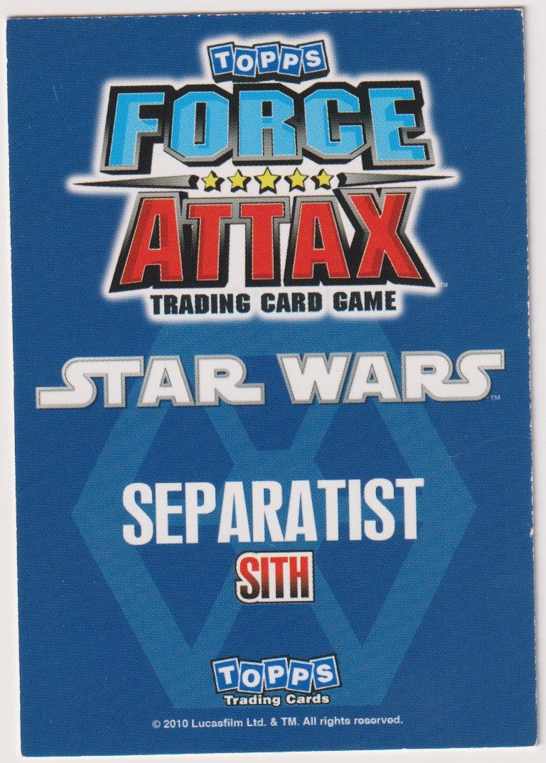 Topps TCG Star Wars 2010 General Grievous Separatisten Sith Rare Nr. 185 – Bild 2
