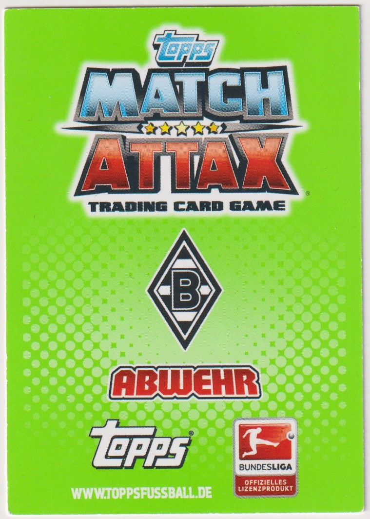 Topps Match Attax Dante Borussia Mönchengladbach Bundesliga Parallel Rare – Bild 2