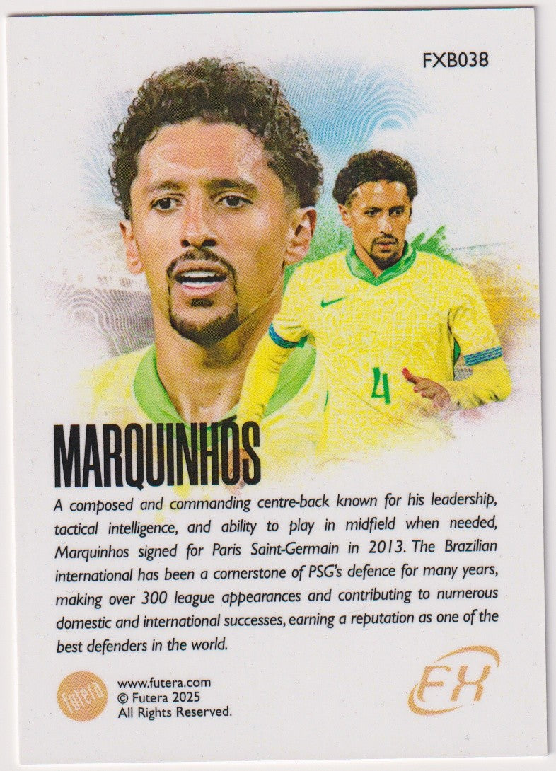 Futura FXB038 2025-26 Marquinhos Paris Saint-Germain Parallel Rare FXB038 – Bild 2