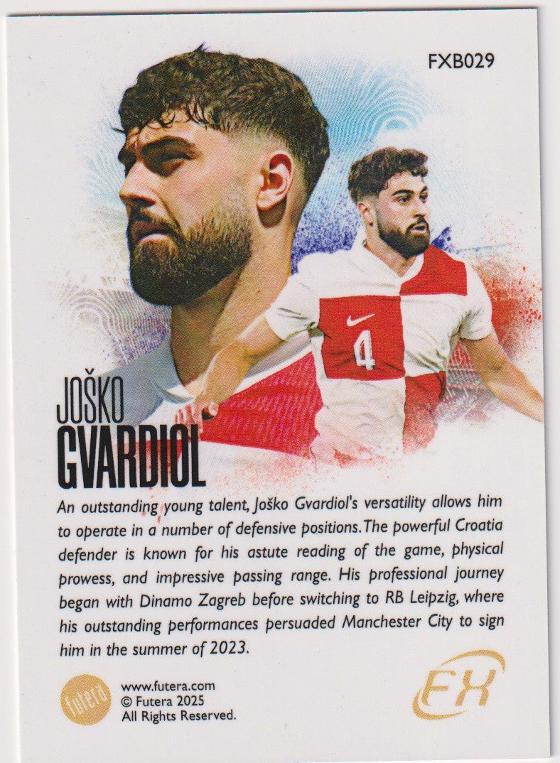 Futura FXB029 2025-26 Joško Gvardiol Standard Parallel Rare FXB029 – Bild 2