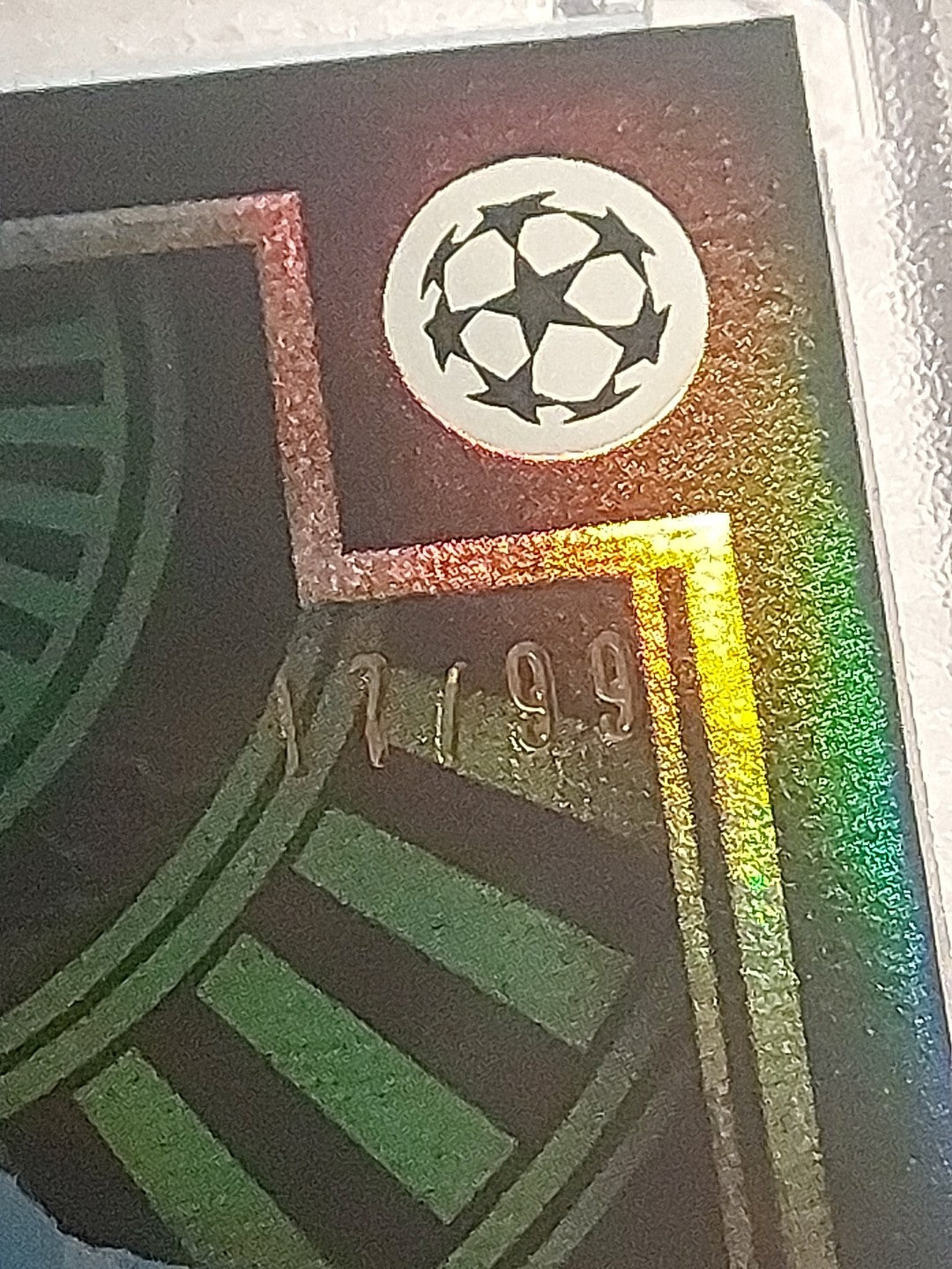 Topps Deco 2023-24 Victor Osimhen SSC Napoli Nummeriert 17/99 Parallel Refractor – Bild 2