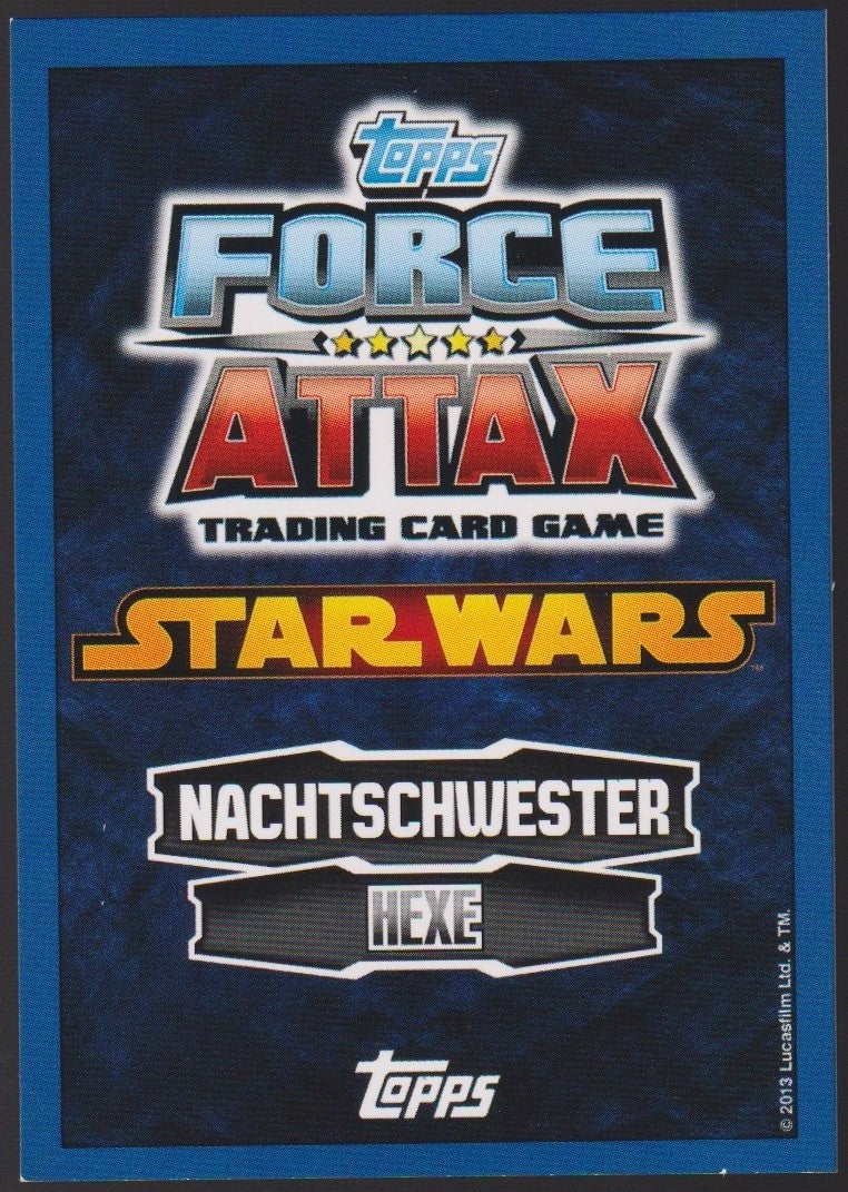 Topps Star Wars 2013 Daka Hexe Nachtenschwestern TCG Rare #97 – Bild 2