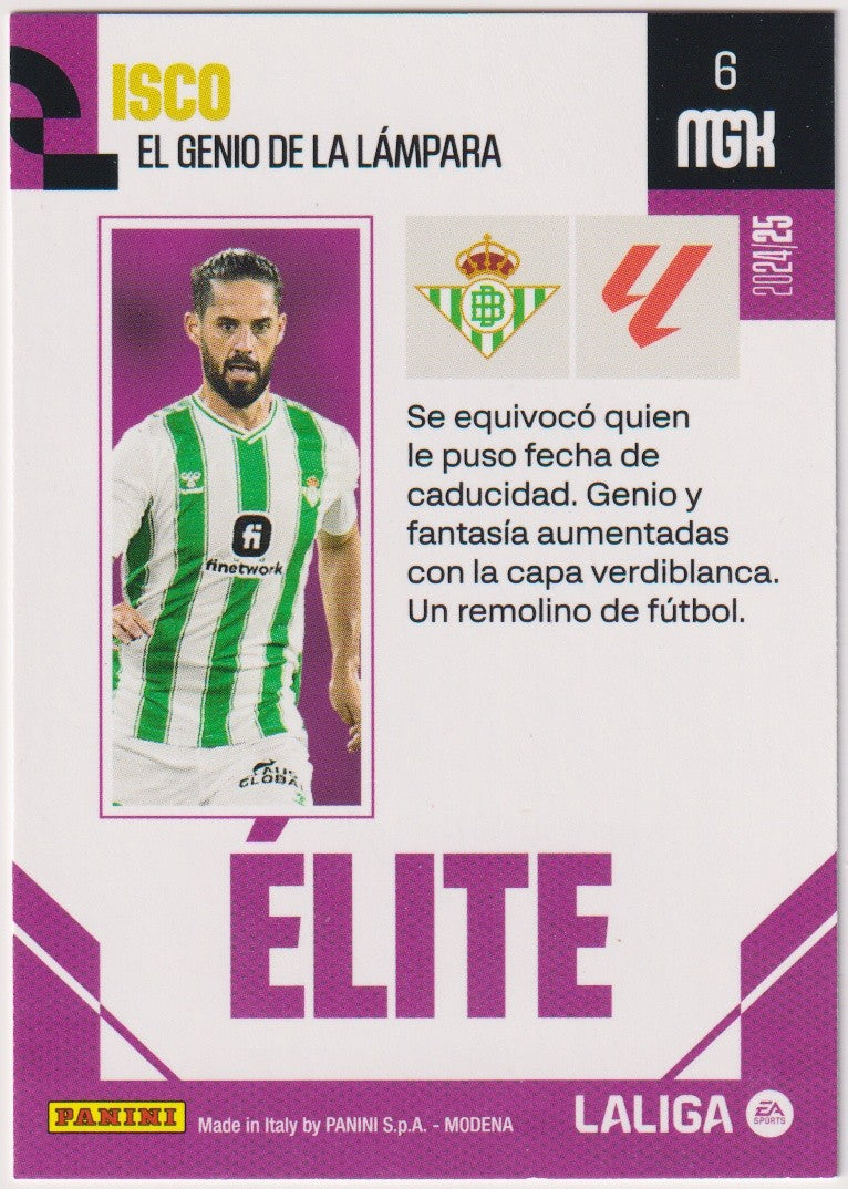 Panini NGK 2024-25 Isco Real Betis Parallel Rare – Bild 2