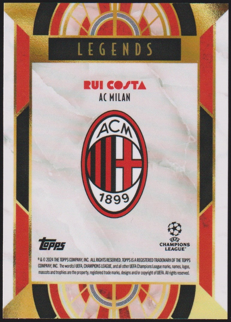 Topps Legends 2023-24 Rui Costa AC Milan Parallel Rare – Bild 2
