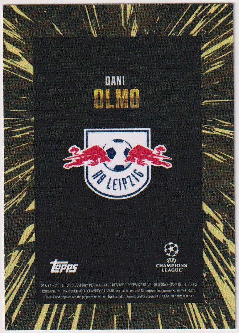 Topps Champions League Dani Olmo RB Leipzig x Whip Parallel Rare – Bild 2