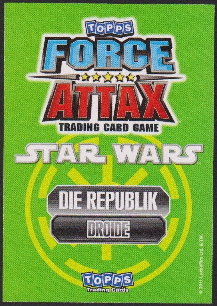 Topps Star Wars 2011 R6-H5 Droide Republik TCG Rare #R6-H5 – Bild 2