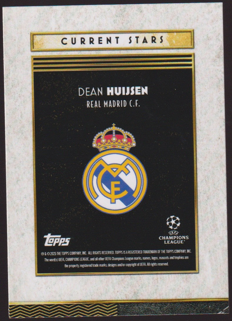 Topps Current Stars 2024-25 Dean Huijsen Real Madrid C.F. Parallel Rare – Bild 2
