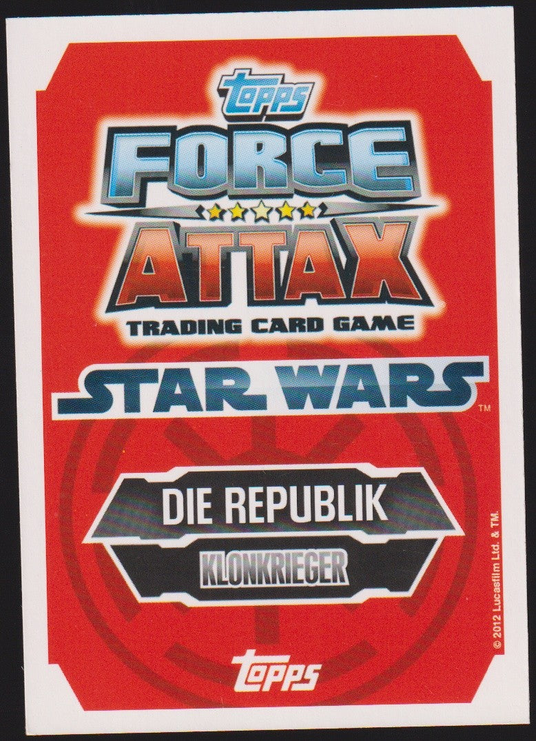 Topps Star Wars 2012 Klonkommandant Cody Klonkrieger DIE REPUBLIK TCG Rare – Bild 2