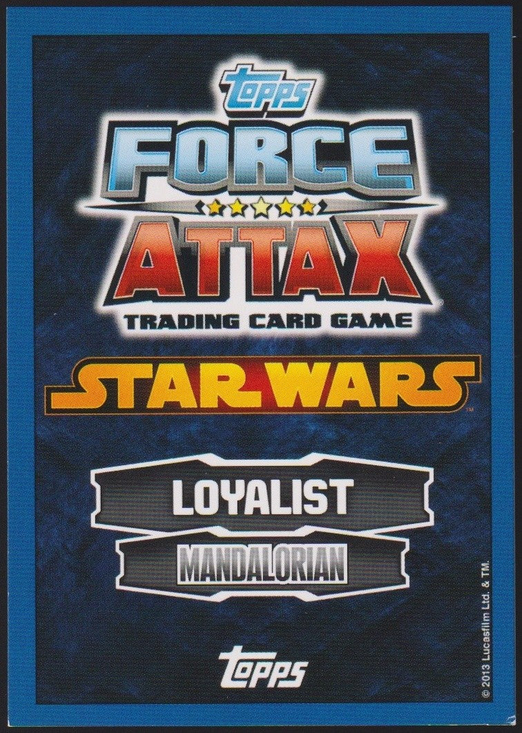 Topps Star Wars 2013 Kadettin Soniee Loyalist Mandalorian TCG Rare #47 – Bild 2