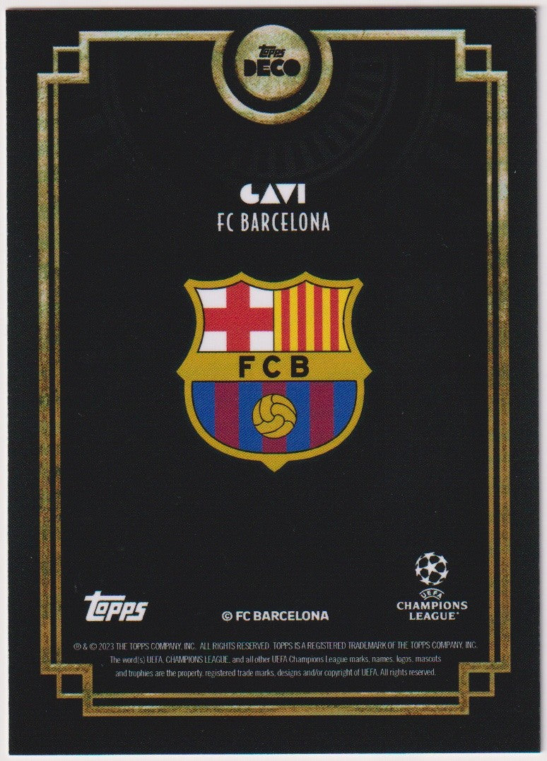 Topps Deco Gavi FC Barcelona Parallel Rare – Bild 2
