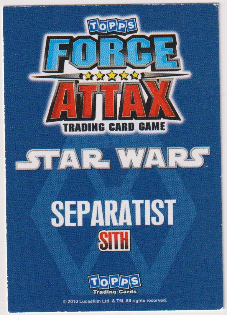 Topps Star Wars 2010 General Grievous Sith Separatisten TCG Rare #73 – Bild 2