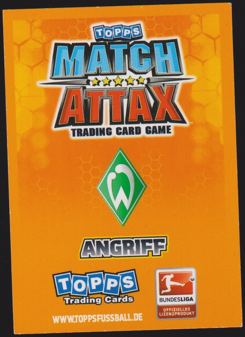 Topps Match Attax Claudio Pizarro Werder Bremen Parallel Rare – Bild 2