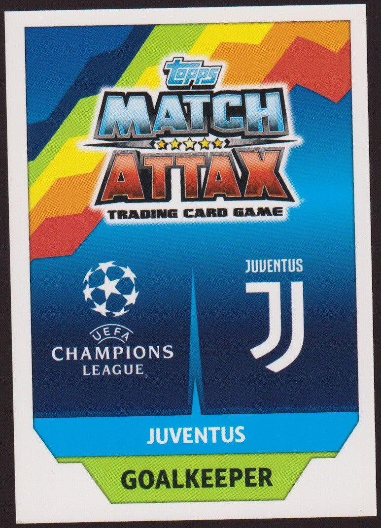 Topps Match Attax Gianluigi Buffon Juventus UEFA Champions League Parallel Rare – Bild 2