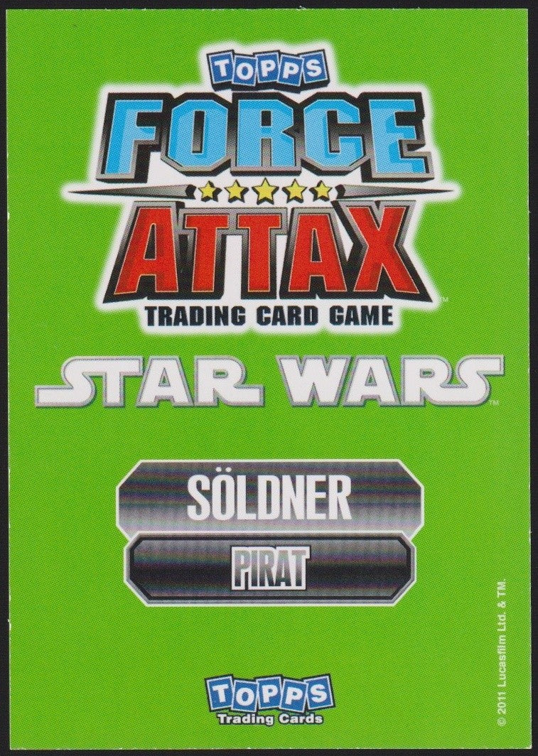 Topps Star Wars 2011 Hondo Ohnaka Kopfgeldjäger Söldner TCG Rare #53 – Bild 2