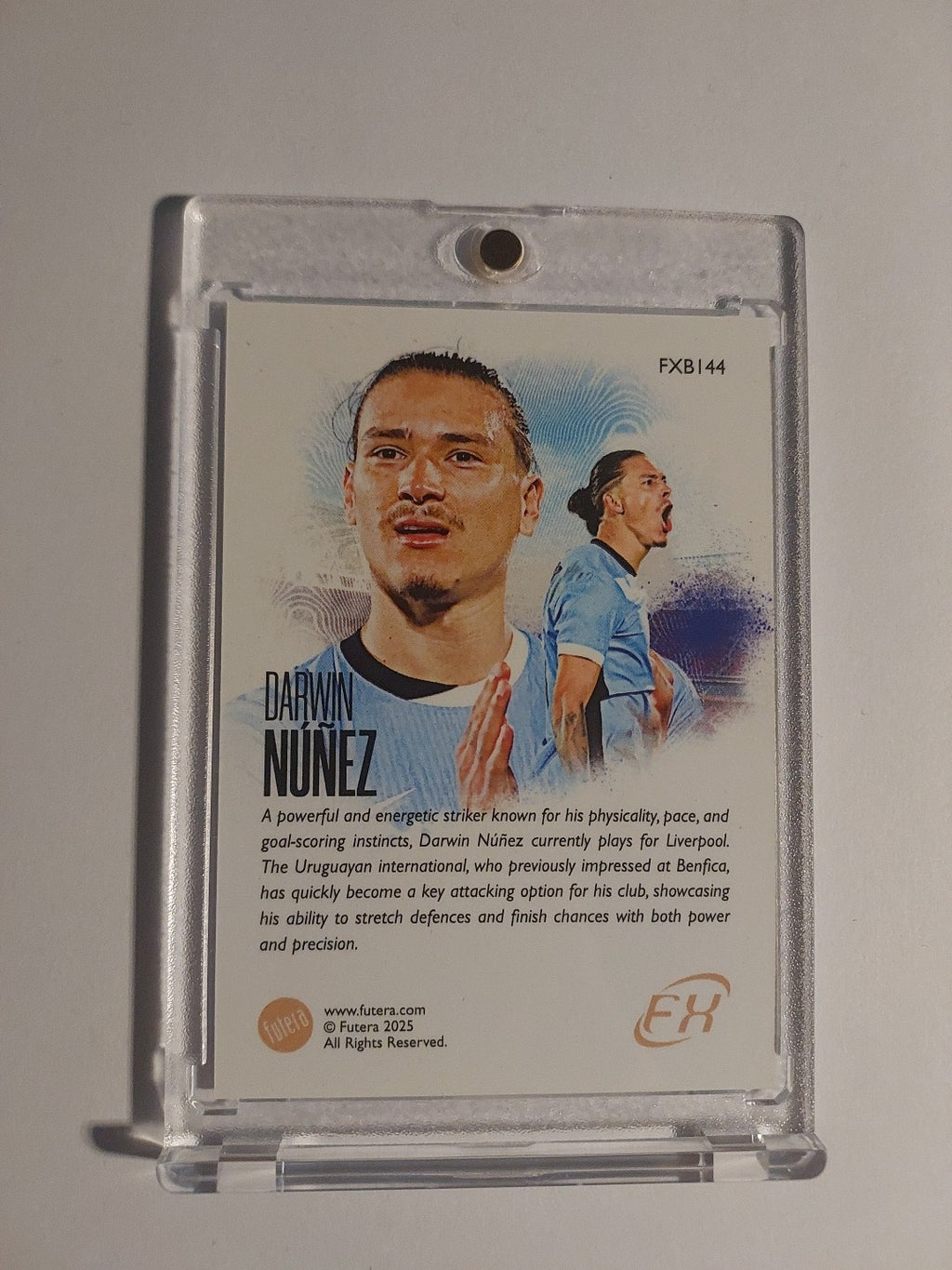 Futera Unique 2024-25 Darwin Nunez Uruguay Liverpool Parallel Rare Hit – Bild 2
