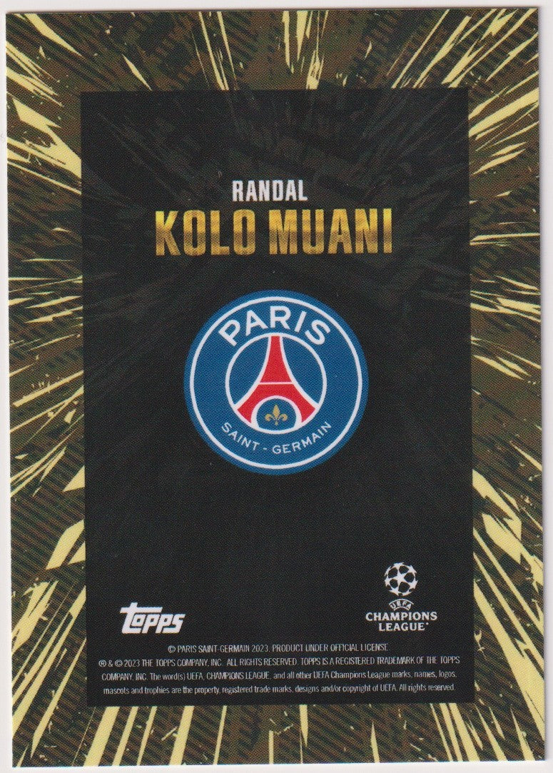 Topps 2022-23 Randal Kolo Muani Paris Saint-Germain Champions League – Bild 2