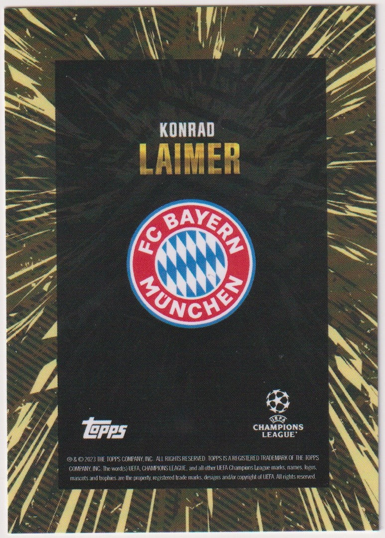 Topps X WHIP Konrad Laimer FC Bayern München Parallel Rare – Bild 2