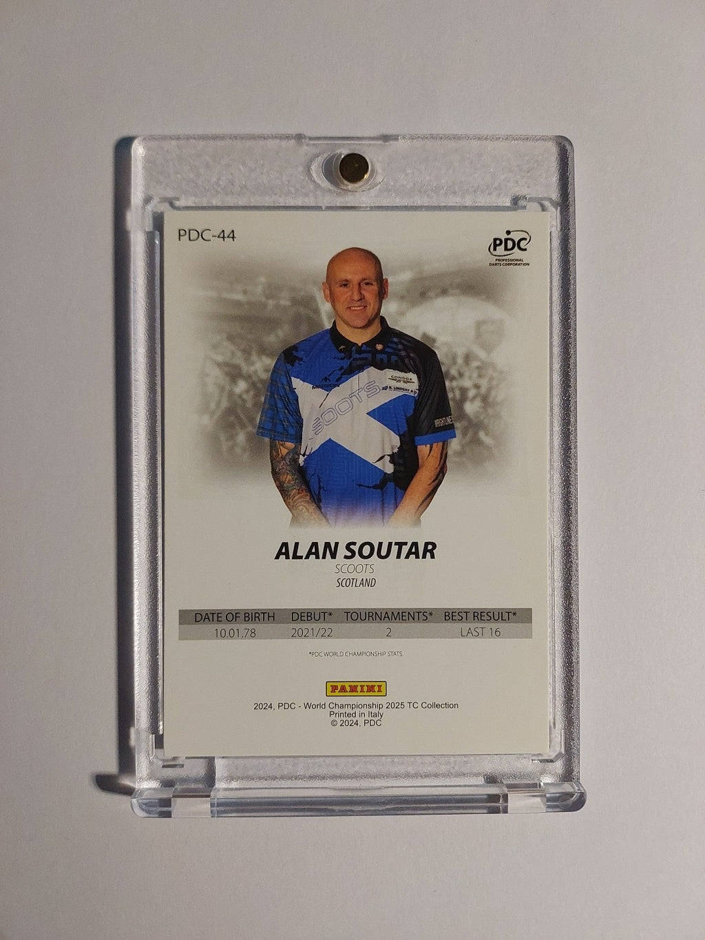 Panini DPC World Championship 2025 First Edition Alan Soutar Parallel Rare Hit – Bild 2