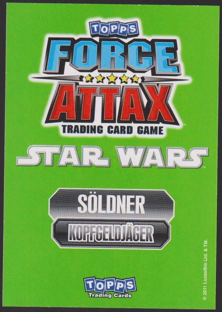 Topps Star Wars 2011 El-Les Kopfgeldjäger Söldner TCG Rare #136 – Bild 2