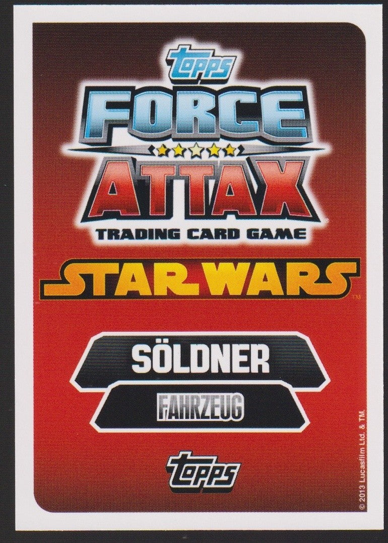 Topps Star Wars 2013 Slave I Fahrzeug Söldner (Film Version) TCG Rare #67 – Bild 2
