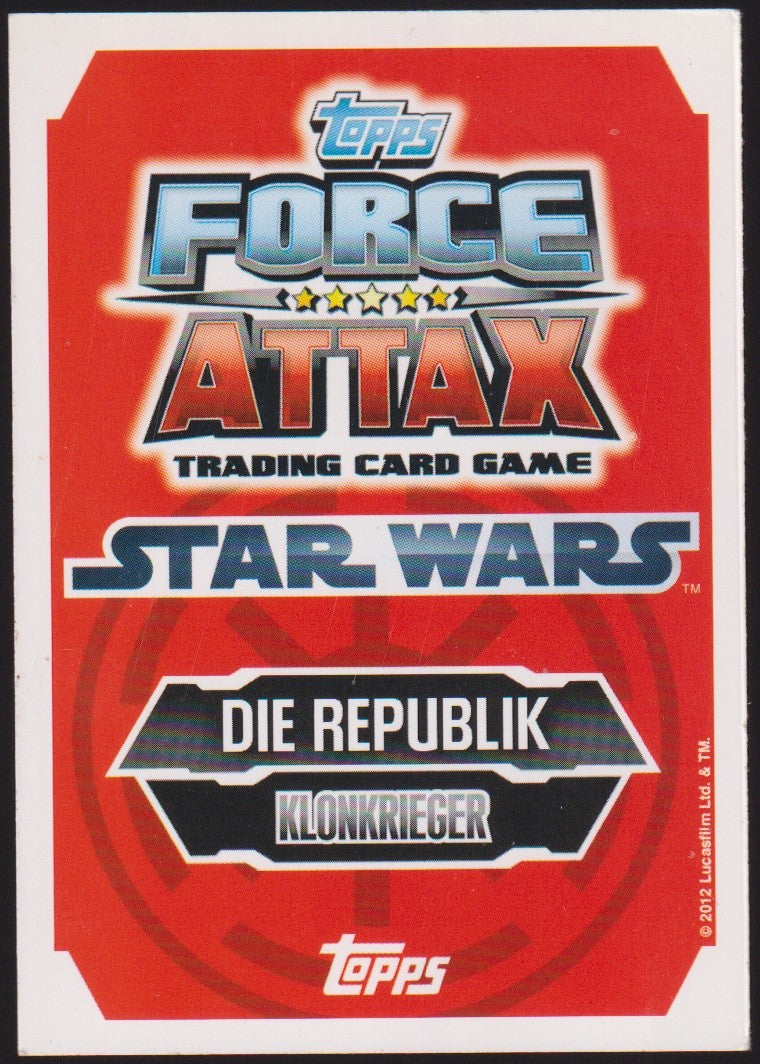 Topps Star Wars 2012 Klonkommandant Cody REPUBLIK TCG Rare #213 – Bild 2