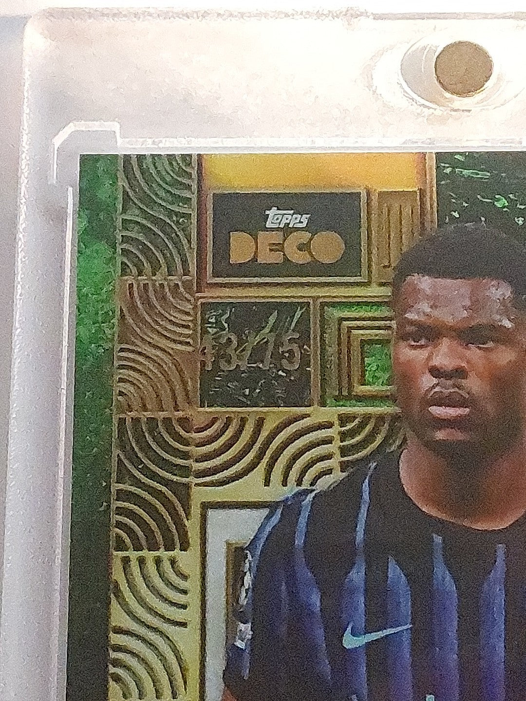 Topps UCC Deco 2025-26 Denzel Dumfries Inter Mailand Parallel 43/75 Refractor – Bild 2