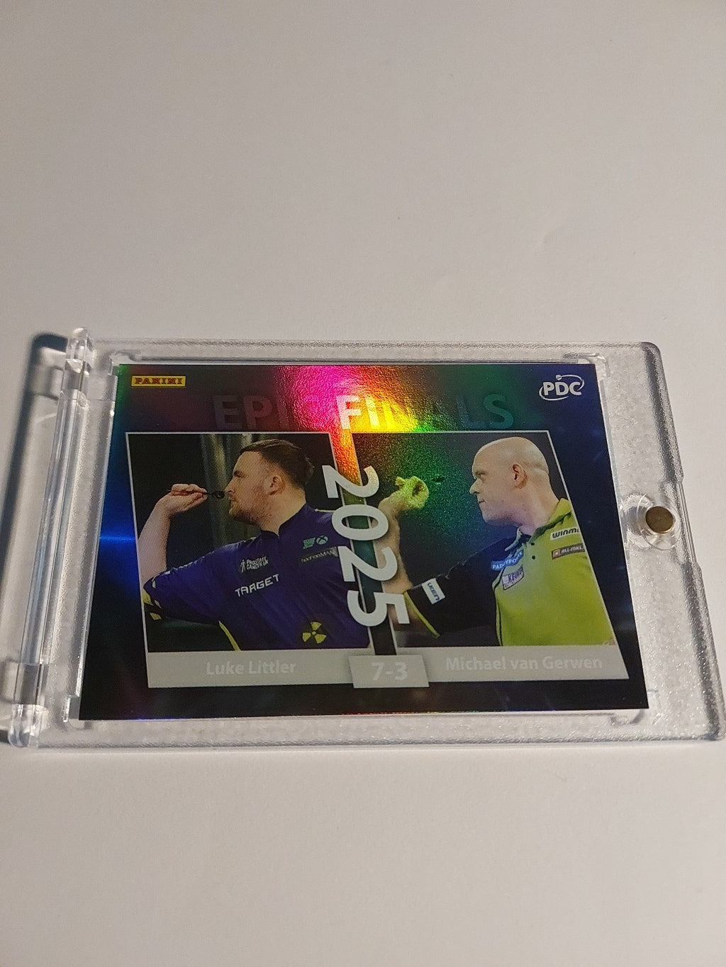 Panini PDC World Championship 2026 Littler & Van Gerwen Dual Parallel Refractor – Bild 2