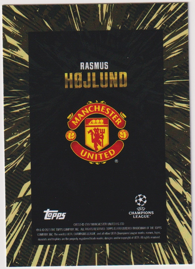 Topps X WHIP Rasmus Hojlund Manchester United Parallel Rare – Bild 2