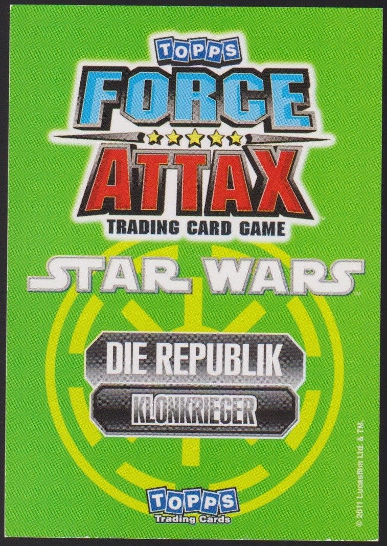 Topps Star Wars 2011 Arf Krieger Republik Klonkrieger TCG Rare #52 – Bild 2