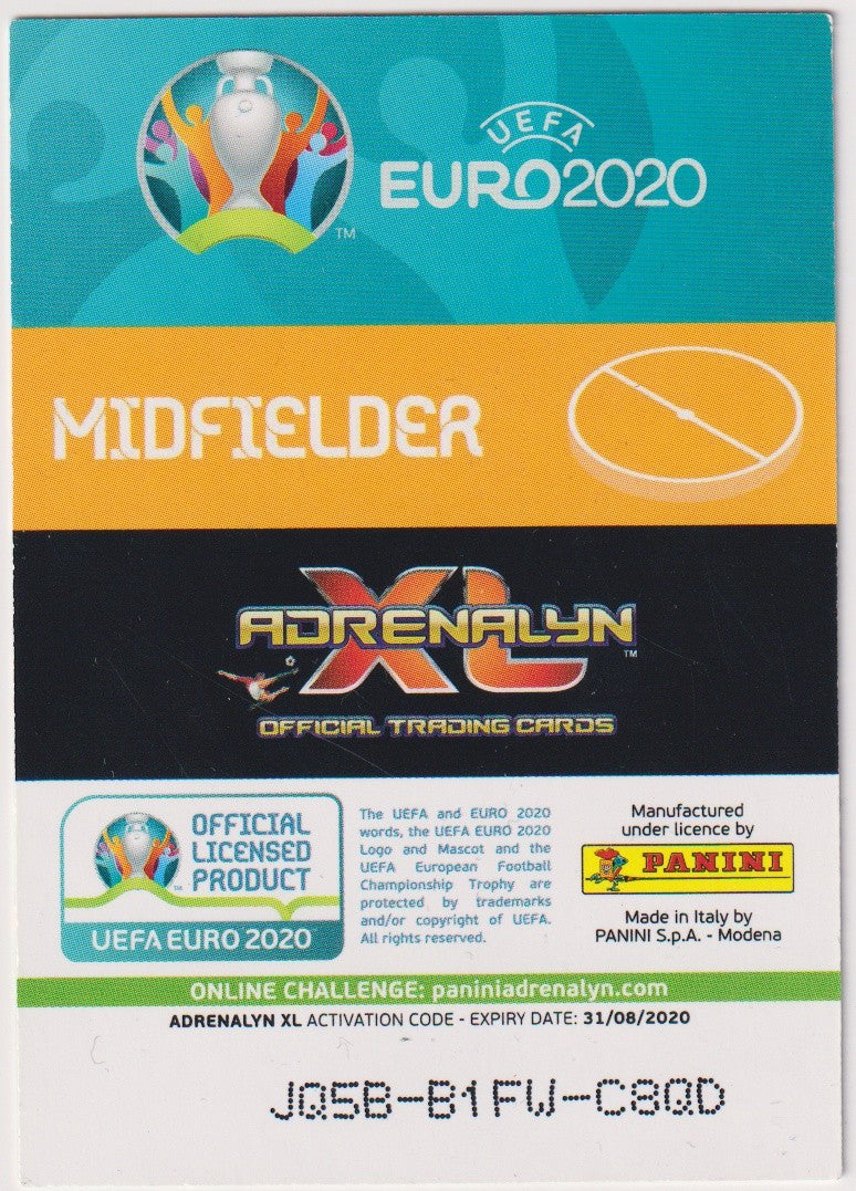 Panini Adrenalyn XL Official Trading Cards Nicolo Zaniolo Italien UEFA EURO – Bild 2
