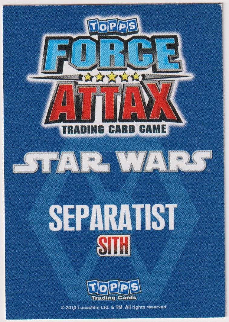 Topps Star Wars 2010 Asajj Ventress Sith Separatisten TCG Rare – Bild 2
