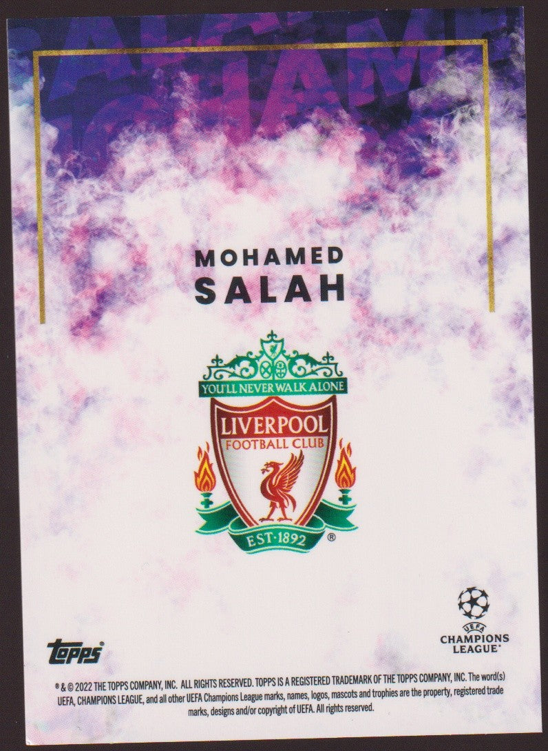 Topps Champions League Mohamed Salah Liverpool Football Club Standard Parallel – Bild 2