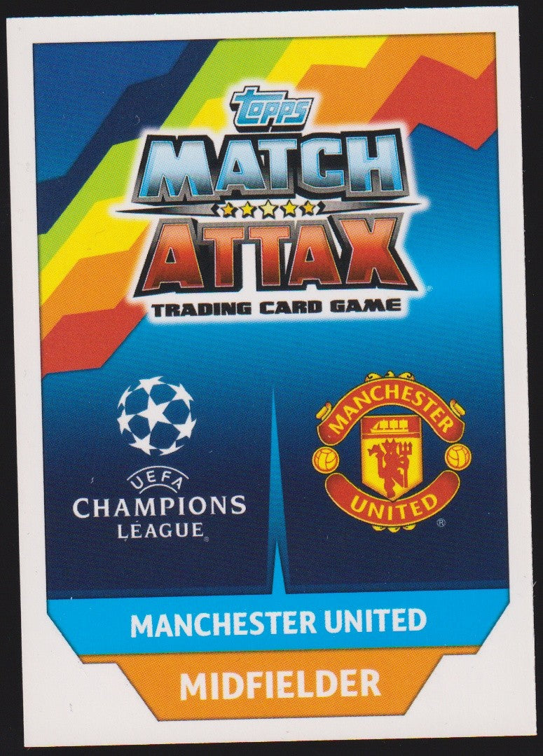 Topps Match Attax Paul Pogba Manchester United UEFA Champions League Parallel – Bild 2