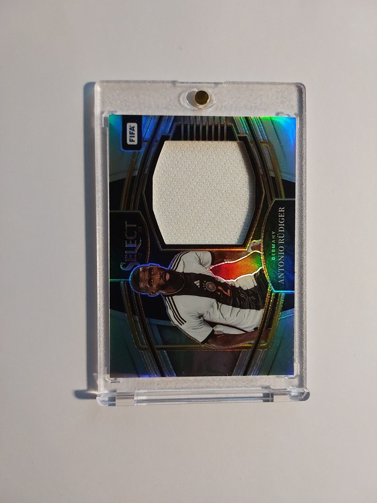 Panini Select 2022-23 Antonio Rüdiger Patch Relic Deutschland Parallel Refractor – Bild 2