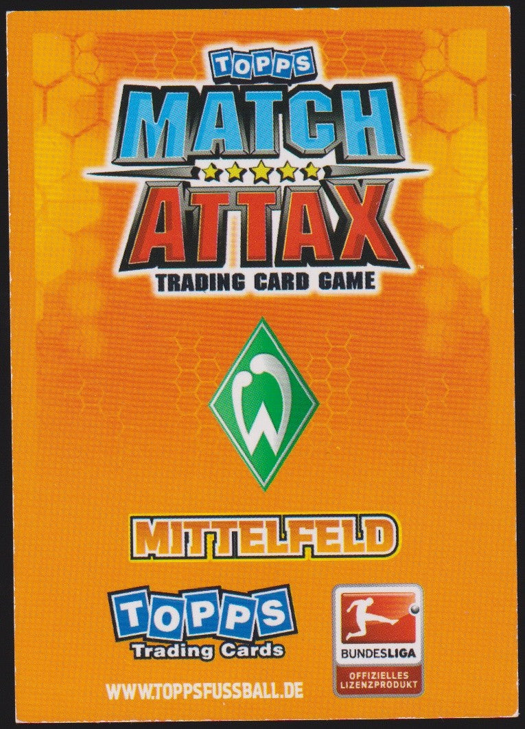Topps Match Attax Mesut Özil SV Werder Bremen Bundesliga Parallel Rare – Bild 2