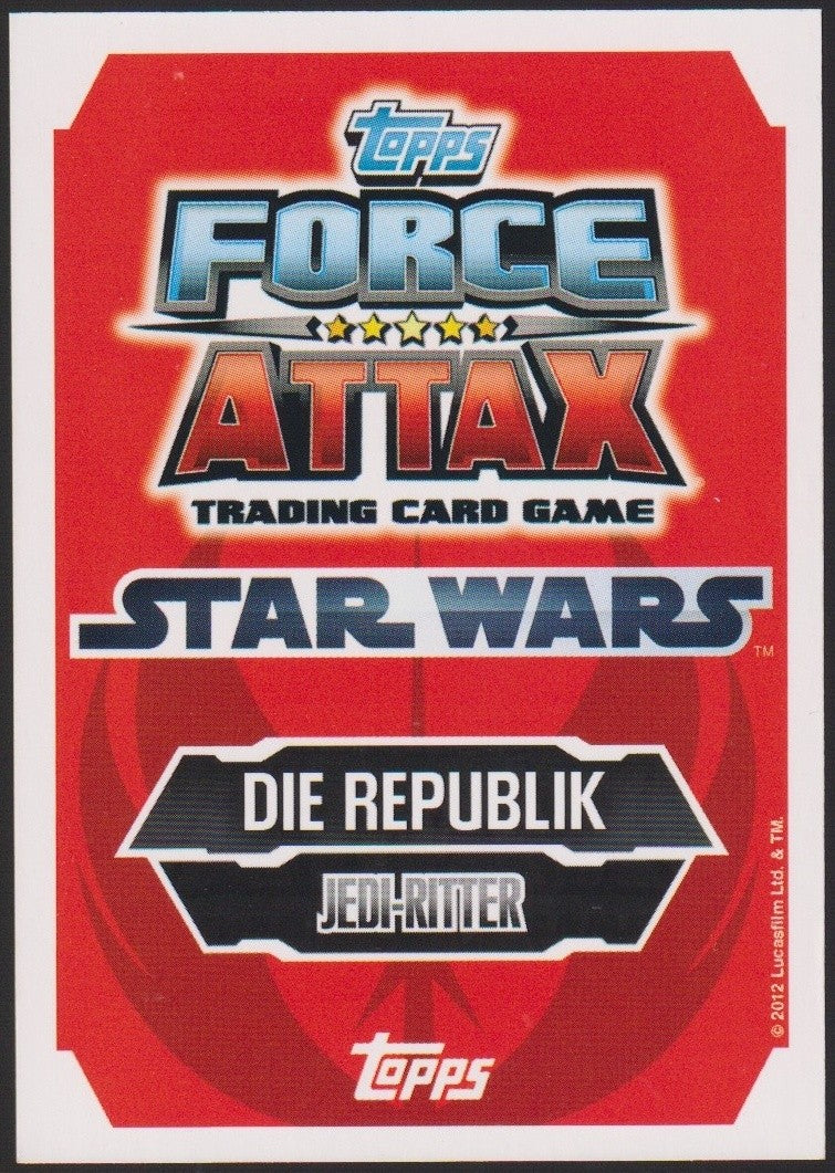 Topps Star Wars 2012 Kit Fisto Republik Jedi TCG Rare #198 – Bild 2