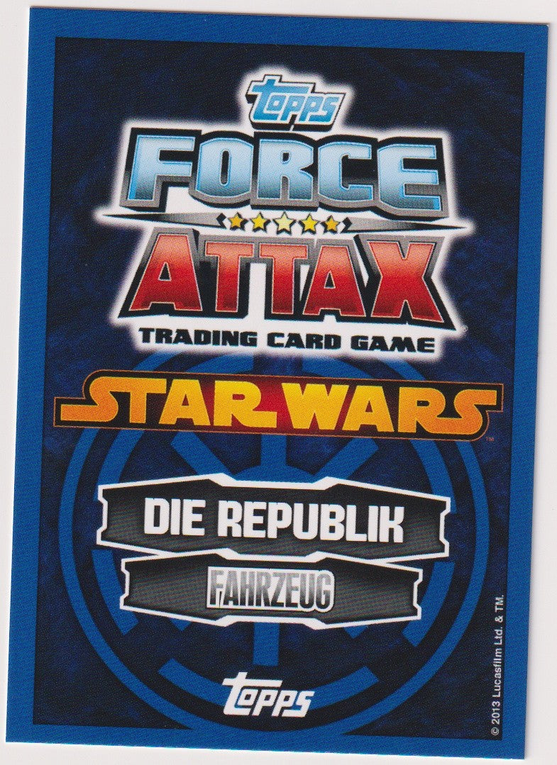 Topps Star Wars 2013 Luxusyacht 3000 Republik Fahrzeug TCG Rare #61 – Bild 2