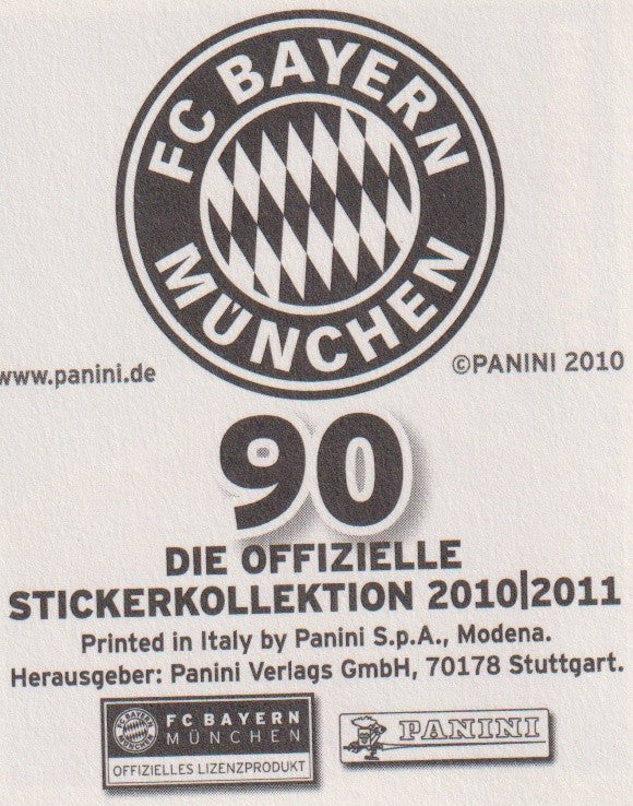 Panini Die Offizielle Stickerkollektion 2010/2011 2010-11 Arjen Robben FC – Bild 2