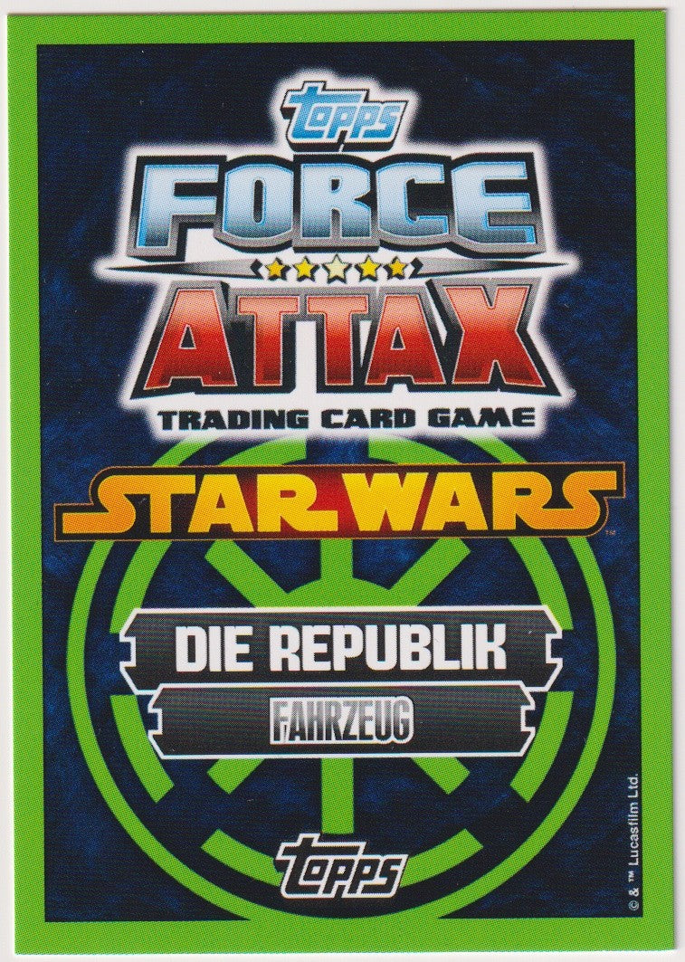 Topps Star Wars 2015 Fregatte Republik Fahrzeug TCG Rare Nr. 20 – Bild 2
