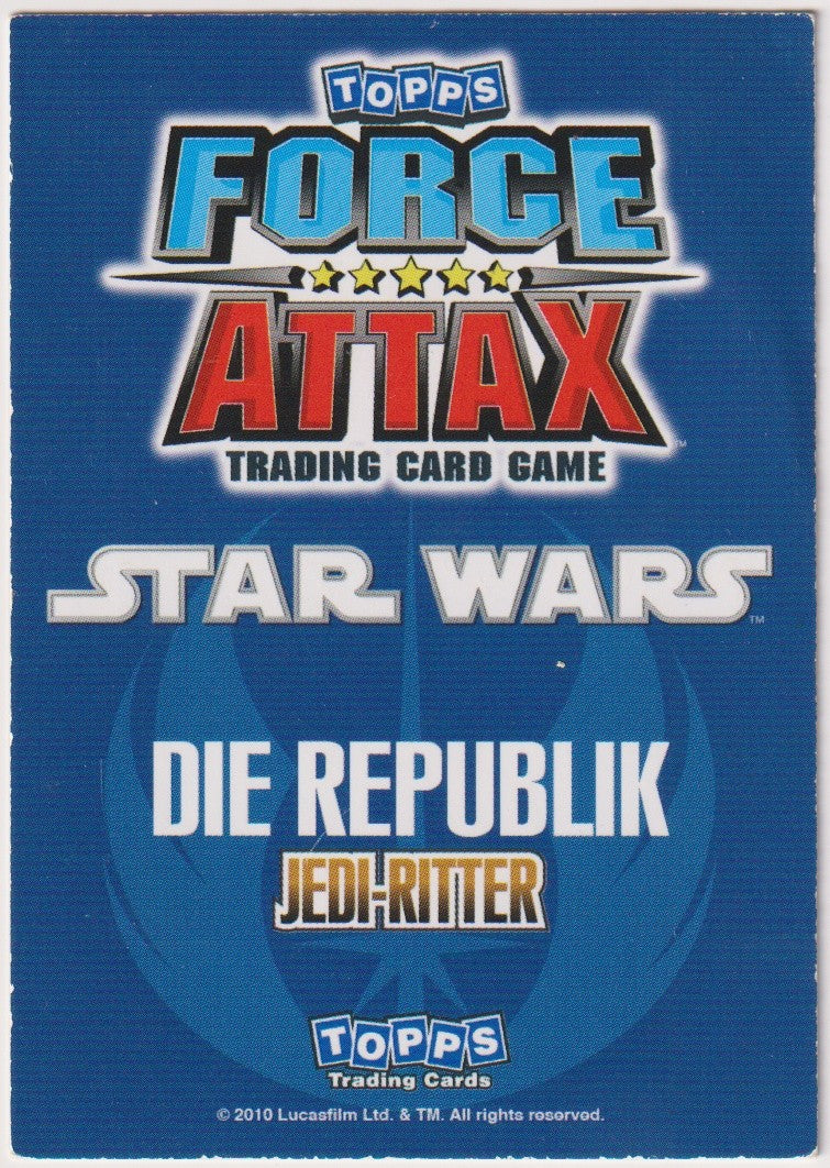 Topps TCG Star Wars 2010 Mace Windu Republik Jedi-Ritter Rare Nr. 175 – Bild 2