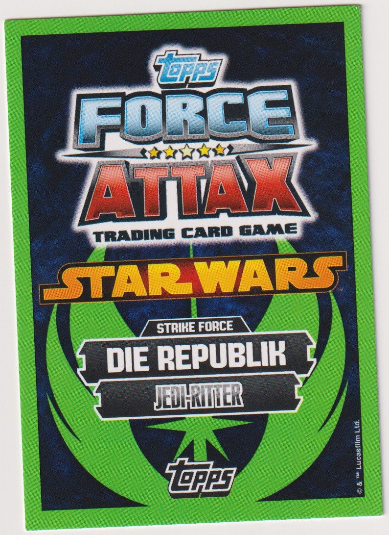 Topps Star Wars 2012 Mace Windu Republik Strike Force Jedi-Ritter TCG Rare #103 – Bild 2