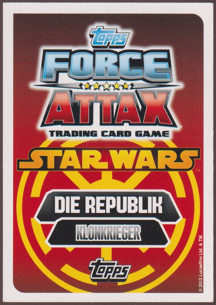 Topps Star Wars 2013 Leutnant Galle Republik Klonkrieger TCG Rare – Bild 2