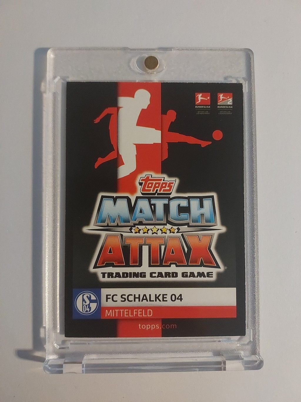 Topps Bundesliga 2021-22 Omar Mascharell Schalke 04 (On Card Auto) – Bild 2