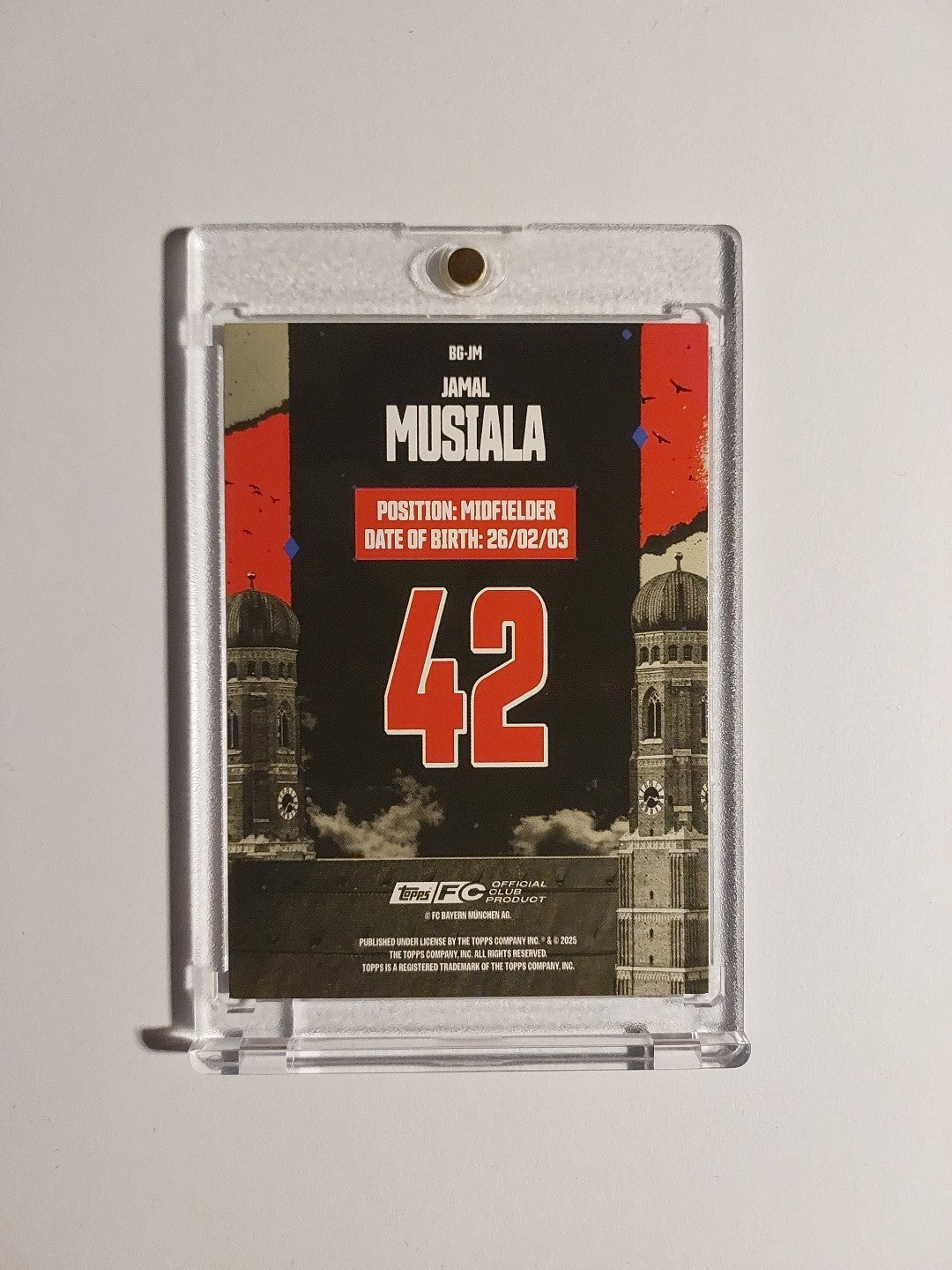 Topps Bayern München Team Set 2024-25 Jamal Musiala Parallel 9/99 Refractor Rare – Bild 2