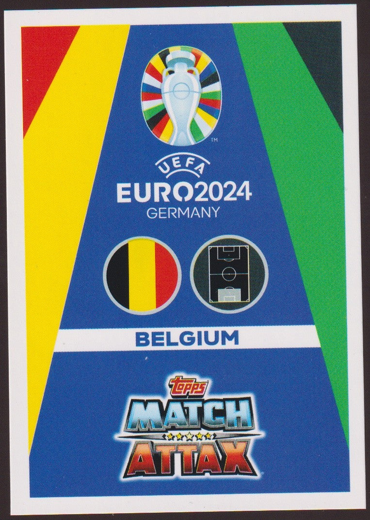 Topps Match Attax 2023-24 Thibaut Courtois Belgium Parallel Rare – Bild 2