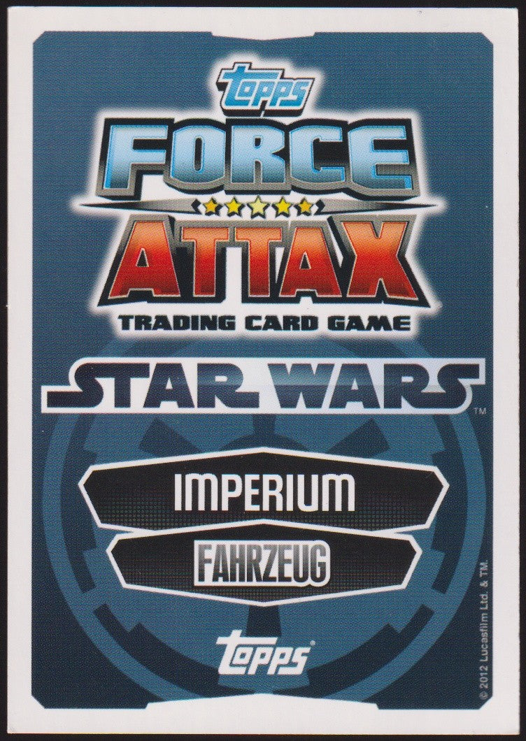 Topps Star Wars 2012 Imperiales Shuttle Imperium Fahrzeug TCG Rare – Bild 2