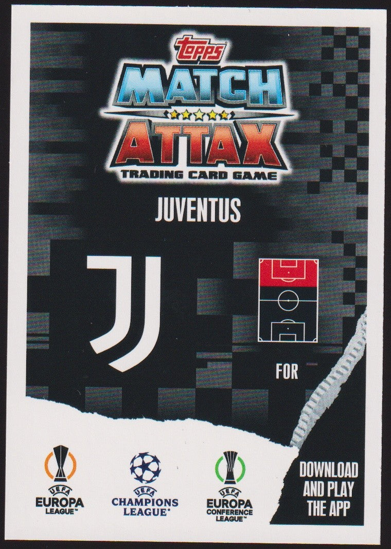 Topps Match Attax 2023-24 Ravanelli Juventus Cult Hero Parallel Rare Nr. 439 – Bild 2